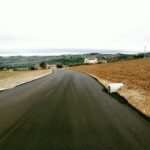 Strada San Vincenzo nel Comune di Corinaldo