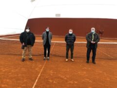 Presentazione copertura campi da tennis a Ponte Rio di Trecastelli