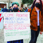 Manifestazione per legge sull'aborto