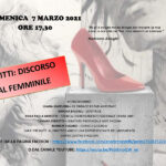 Volantino dell'iniziativa per donne da Anpi Trecastelli