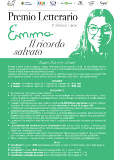 Locandina premio letterario