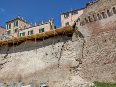 Lavori messa in sicurezza delle mura di Corinaldo