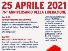 Locandina eventi 25 aprile