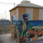 Disegni su bagni pubblici riviera di Levante 