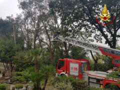 I vigili del Fuoco in azione nella valmisa