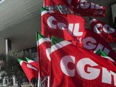 Cgil. sindacato, bandiere
