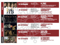 Prima parte stagione 2021/22 Teatro Goldoni Corinaldo