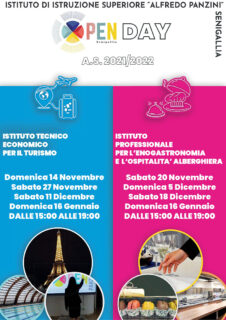 Open day Panzini 2021/22 - locandina