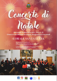 Concerto di Natale con la Corale Santa Lucia di Jesi - locandina