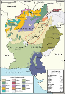 L'itinerario del viaggio in Afghanistano di Enea Discepoli