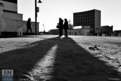 Senigallia in bianco e nero - Ombre al porto - Foto di Marco Mandolini