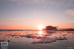 La Rotonda a Mare di Senigallia - Prime luci sul bagnasciuga - Foto di Claudia Barboni