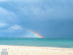 Arcobaleno in mare a Senigallia - Rainbow - Foto di Alberto Bertini