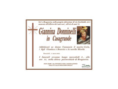 Necrologio Giannina Donninelli