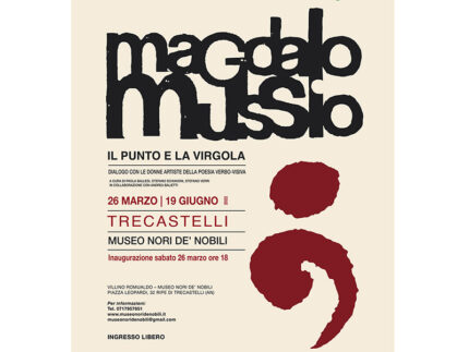 mostra Magdalo Mussio - Il punto e la virgola