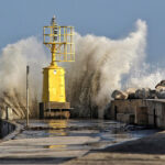 Molo di Senigallia - Mareggiata - Foto di Mauro Gasparini