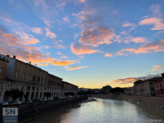 Il fiume Misa di Senigallia - Tramonto dal ponte - Foto di Alice Agostinelli