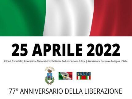 Anniversario del 25 aprile a Trecastelli