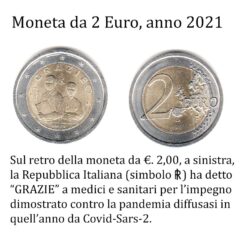 Moneta da 2 Euro - anno 2021