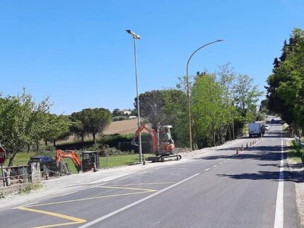 Pista ciclopedonale tra Monterado e Castel Colonna