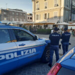 Controlli della Polizia in centro a Senigallia