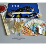 Materiale sequestrato il 9 giugno 2022 dalla Polizia di Senigallia