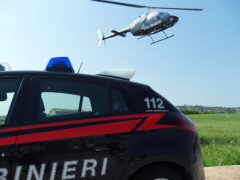 Auto ed elicottero dei Carabinieri di Senigallia e Falconara Marittima