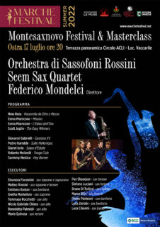 Marche Festival 2022 - Concerto del 17 luglio a Vaccarile di Ostra