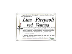 Necrologio Lina Pierpaoli