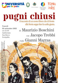 "Pugni chiusi" a Senigallia - locandina
