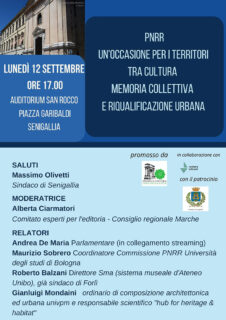 Convegno su opportunità dal PNRR - locandina