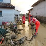 Volontari ANPAS in azione nelle zone alluvionate