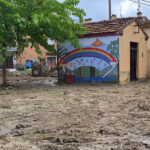 Scuola Don Morganti di Pianello di Ostra dopo l'alluvione del 15 settembre 2022