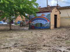 Scuola Don Morganti di Pianello di Ostra dopo l'alluvione del 15 settembre 2022