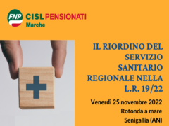 Convegno a Senigallia sul riordino della sanità regionale