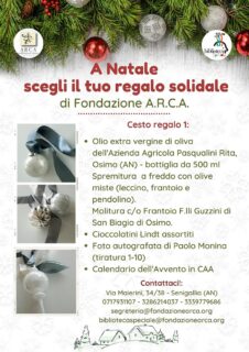 Regali solidali pro Fondazione A.R.C.A.
