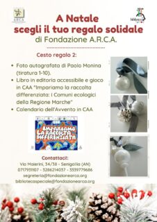 Regali solidali pro Fondazione A.R.C.A.