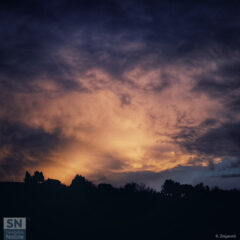 Un tramonto in collina - Foto Rita Zingaretti