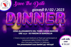 Cena allenamento del Team Cuochi Marche a Senigallia