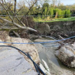 Ponti e strade danneggiati nell'entroterra dall'alluvione 2022