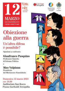 Obiezione alla guerra. Un'altra difesa è possibile? - locandina
