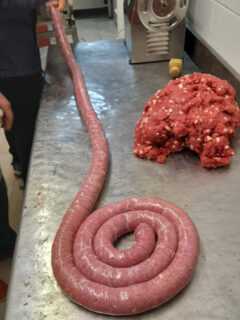 Preparazione della Salsiccia Matta di Senigallia