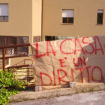 Picchetto degli attivisti di Arvultùra e Squola per bloccare uno fratto a Monterado