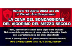 Cena del sondaggione del Vigorino del Mezzo Secolo