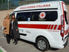Mezzo di trasporto per disabili donato alla Croce Rossa di Senigallia dall'azienda Innoliving