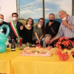 Festeggiamenti a Trecastelli per i cento anni di Lidia Morganti