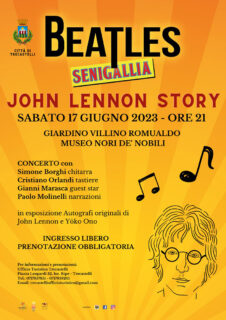 BeatleSenigallia - John Lennon Story a Trecastelli - locandina
