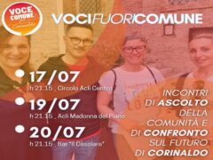 Incontri pubblici promossi da Voce Comune per Corinaldo