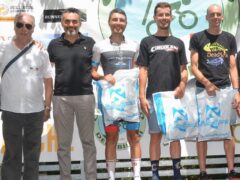 Podio della Gran Fondo dei Sibillini