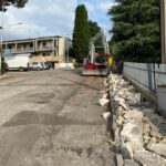Lavori stradali a Trecastelli